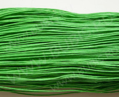 Вощёный х/б шнур 1мм зелёно-жёлтый (5м)