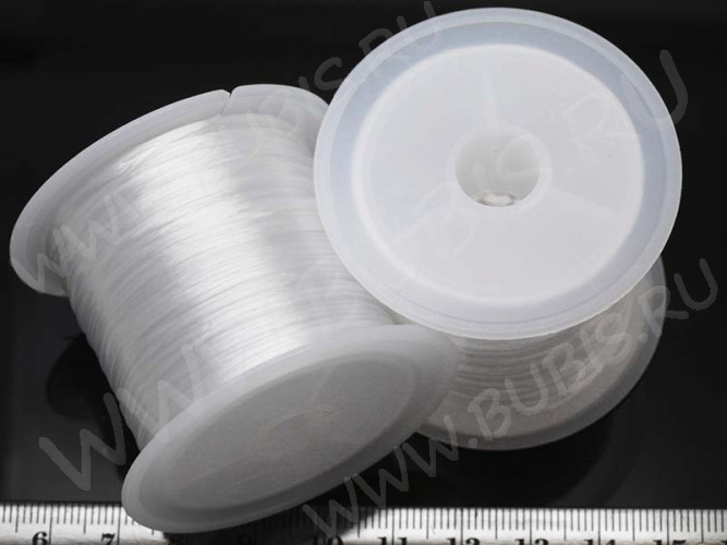 Резинка 04 спандекс 0,8мм прозрачный (катушка ок.10м)