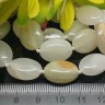 Купить Бусина каменная Овал 57 18*13*6мм Мраморный Оникс светлый (камни) с доставкой по России