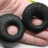 Кулон 0860 Бублик 50*50*11мм Лава вулканическая чёрная (камни) Купить Кулон 0860 Бублик 50*50*11мм Лава вулканическая чёрная (камни) с доставкой по России