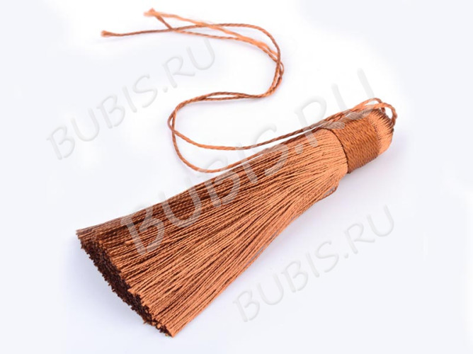 Декоративный элемент 074 Кисть струящаяся 80*12мм коричневый (декоративные элементы)
