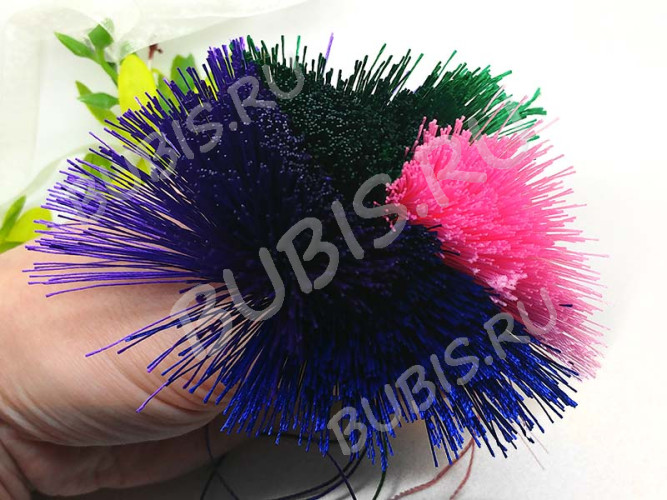 Декоративный элемент 074 Кисть струящаяся 80*12мм айвори (декоративные элементы)