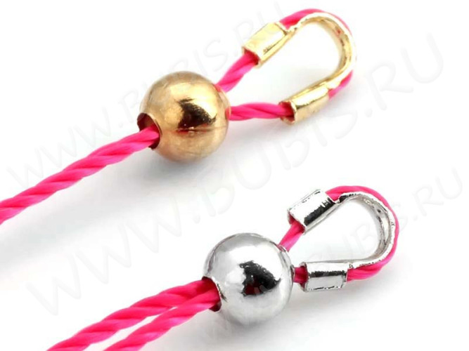 Защита ланки 01 протектор от перетирания нити и лески 4*5*1мм серебристая (Brass) (50шт.)