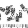 Купить Концевик 013 пружинка 9,5*4,5*4,5мм чёрный никель (Iron) (10шт.) с доставкой по России