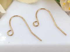 (СКИДКИ!!!) Швензы-крючки №093 19*13*0,6мм светлое розовое золото (Iron) (10 пар)