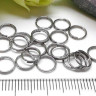 (СКИДКИ!!!) Колечки двойной крутки 7мм цвет платины (Хирургическая ювелирная сталь) (100шт) Купить (СКИДКИ!!!) Колечки двойной крутки 7мм цвет платины (Хирургическая ювелирная сталь) (100шт) с доставкой по России