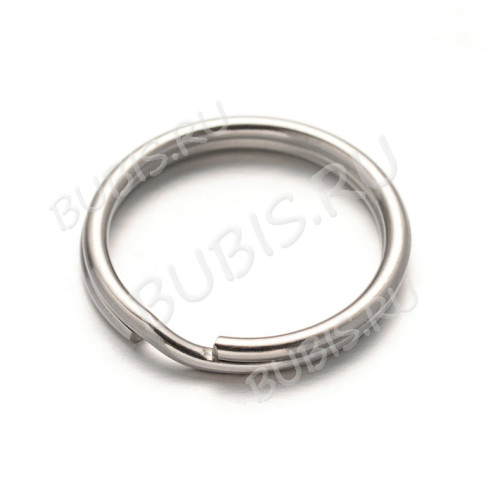 Карабин для брелка 41 Кольцо для ключей 20*1,5*2,5мм цвет платины (Хирургическая сталь)