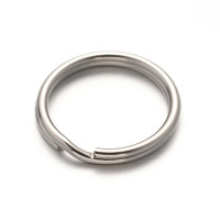 Карабин для брелка 41 Кольцо для ключей 20*1,5*2,5мм цвет платины (Хирургическая сталь)