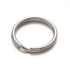 Карабин для брелка 41 Кольцо для ключей 20*1,5*2,5мм цвет платины (Хирургическая сталь)