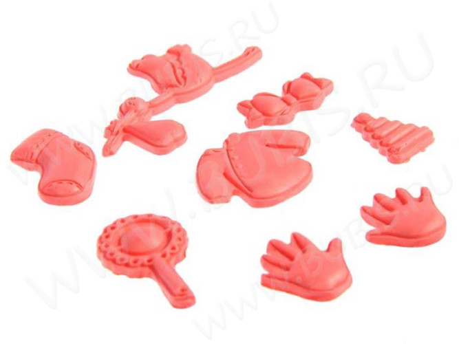 Молд 008 Детский 8*8*0,55см Айвори (силикон) (инструменты для моделирования)