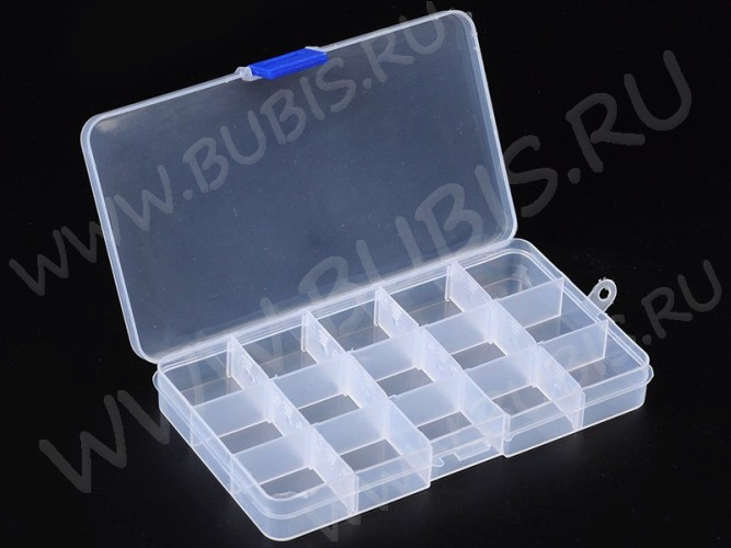 Контейнер для хранения 24 на 15 секций 17*10*2,3см прозрачный (оргстекло)