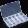 Контейнер для хранения 24 на 15 секций 17*10*2,3см прозрачный (оргстекло) Купить Контейнер для хранения 24 на 15 секций 17*10*2,3см прозрачный (оргстекло) с доставкой по России