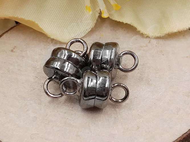 Магнитный замочек №44 10,5*6*6мм чёрный никель (Brass)