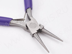 Круглогубцы 17 фиолетовые и цвет платины (инструменты для бижутерии)