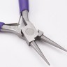 Круглогубцы 17 фиолетовые и цвет платины (инструменты для бижутерии) Купить Круглогубцы 17 фиолетовые и цвет платины (инструменты для бижутерии) с доставкой по России
