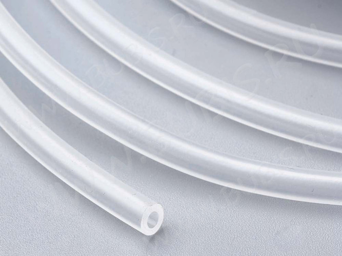 Полиуретановый шнур 06 4мм ПОЛЫЙ (2мм) прозрачный (1м)