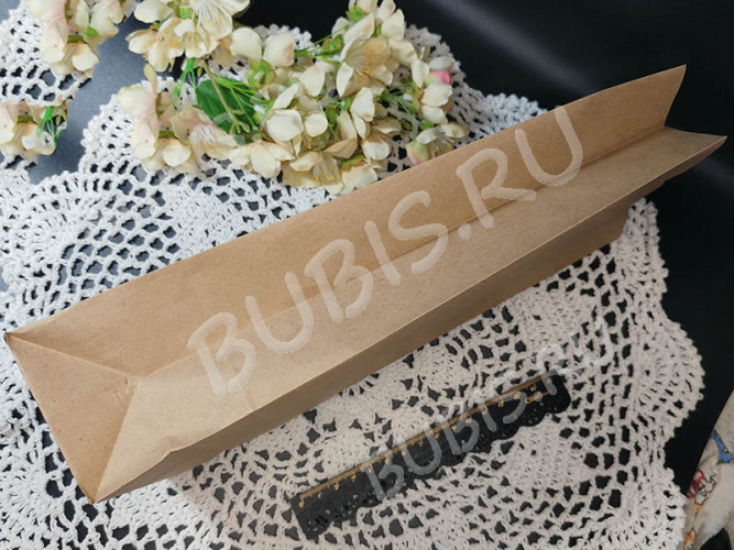 Пакет 29 Крафт бумажный 23,5*12*8см св.коричневый (упаковка) (10шт)