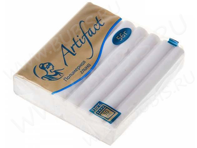 Полимерная глина Артефакт 703 белый перламутр 56г.