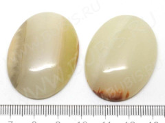 Кабошон каменный 094 Овал 40*30*7мм Агат молочный (камни)