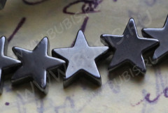 Бусина каменная Звёздочка 01 8,5*8,5*2,5мм Гематит (камни)