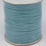 Купить Вощёный полиэстеровый шнур "корейский" 2мм голубой (1м) с доставкой по России
