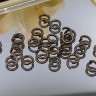 (СКИДКИ!!!) Колечки обычные толстые 4*0,8мм античная бронза (Brass) (100шт.) Купить (СКИДКИ!!!) Колечки обычные толстые 4*0,8мм античная бронза (Brass) (100шт.) с доставкой по России