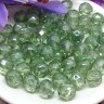 (ОПТ) Округлая гранёная бусина 8мм бл.зелёная с прозрачным бензином прозрачная (Чешское стекло) (100шт.) Купить (ОПТ) Округлая гранёная бусина 8мм бл.зелёная с прозрачным бензином прозрачная (Чешское стекло) (100шт.) с доставкой по России