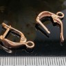 Швензы с английским замком №107 Капля 19,5*10*4,5мм розовое золото (Brass с позолотой) (1 пара) Купить Швензы с английским замком №107 Капля 19,5*10*4,5мм розовое золото (Brass с позолотой) (1 пара) с доставкой по России