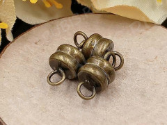 Магнитный замочек №44 10,5*6*6мм античная бронза (Brass)