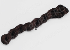 (СКИДКИ!!!) Нейлоновый шнур 01 круглый 1мм темно-коричневый (24м)