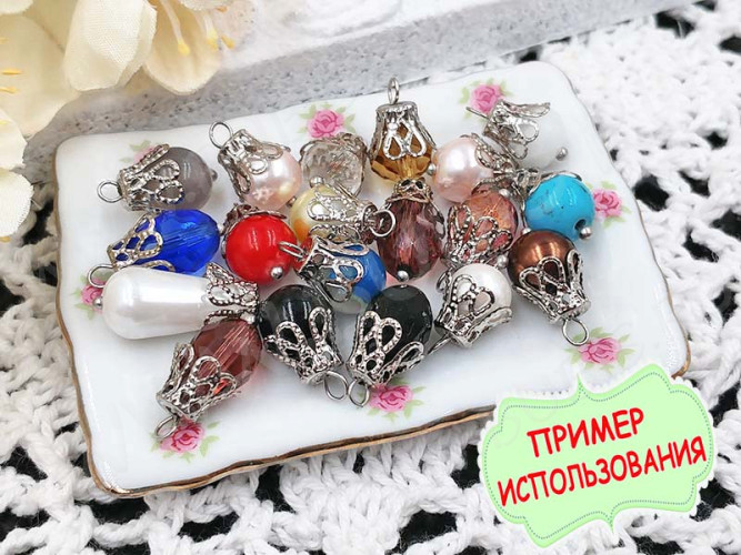 Бусина Абакус гранёный 8*8*5,5мм Хрусталь белый непрозрачный (имитация Сваровски)