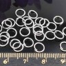 Купить (ОПТ) Колечки обычные 6*0,7мм серебристые (Iron) (100гр) с доставкой по России