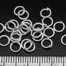 Купить Колечки обычные 5*0,7мм серебристые (Iron) (10г.ок.230шт.) с доставкой по России