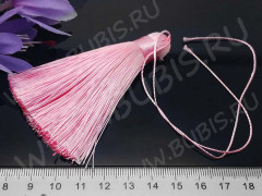 Декоративный элемент 074 Кисть струящаяся 80*12мм розовая (декоративные элементы)
