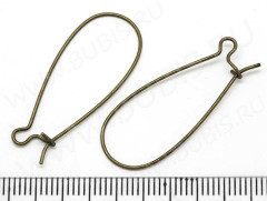 Швензы-петли №05 33*14*0,7мм античная бронза (Brass) (1 пара)
