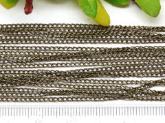 Цепочка I002 простая кручёная звено 3,5*2мм античная бронза (Iron) (50см)