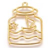 Подвеска Рамка 35 банка с корабликом 35*26*2,3мм золотистая (литьё) Купить Подвеска Рамка 35 банка с корабликом 35*26*2,3мм золотистая (литьё) с доставкой по России