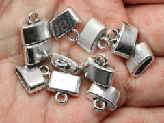 Концевик 020 уплощённый 11,5*10,5*5мм цвет платины (литьё)