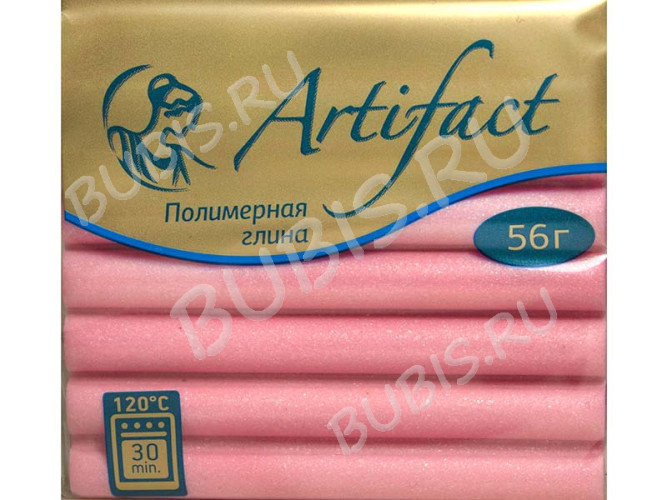 Полимерная глина Артефакт 718 розовый перламутр 56г.