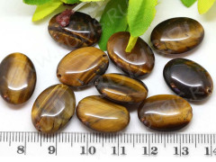 Бусина каменная Овал 36 18*13*5мм Тигровый глаз натуральный (камни)