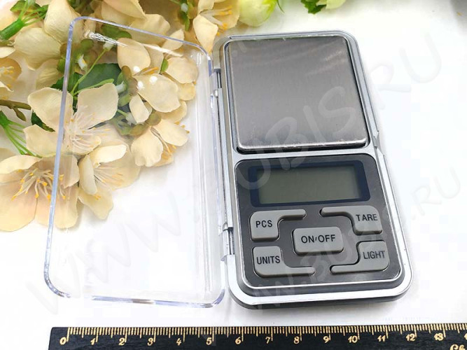 Весы 01 мини ювелирные карманные 0,1г до 500г (инструменты для бижутерии)