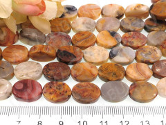 Бусина каменная Овал 68 15*10*4мм Агат Крейзи натуральный (камни)