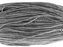 Вощёный х/б шнур 1мм серый (5м)
