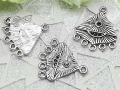 169 Коннектор (чендлер) 20*19*2мм античное серебро (литьё)