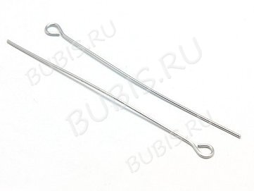 (СКИДКИ!!!) Штифт с петлёй 30*0,6мм стальной (Хирургическая сталь) (50шт)
