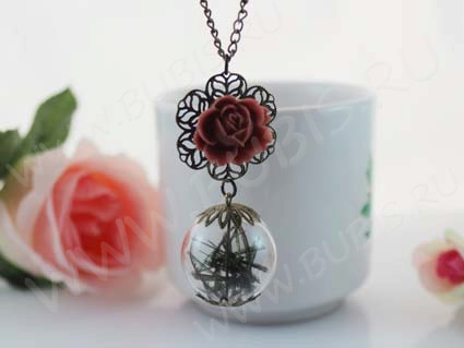 Пузырь стеклянный 45 Шар (2 отверстия) БОЛЬШОЙ 50мм прозрачный (стекло)