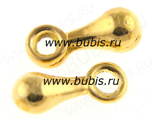 (СКИДКИ!!!) Капелька - окончание для цепочки 01 6,8*2,7*2,7мм золотистая (литьё) (50шт.)