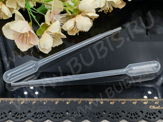 Пипетка 01 Пастера 1мл 145*11,5*11,5мм прозрачная (пластик) (инструменты) (10шт.)