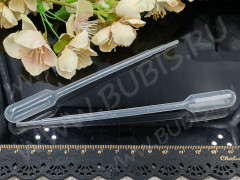 Пипетка 01 Пастера 1мл 145*11,5*11,5мм прозрачная (пластик) (инструменты) (10шт.)