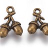 Подвеска Жёлуди 02 13,5*7*6мм античная бронза (литьё) (10шт) Купить Подвеска Жёлуди 02 13,5*7*6мм античная бронза (литьё) (10шт) с доставкой по России